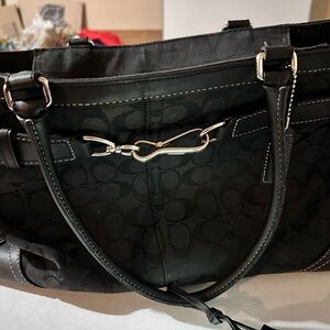 Coach C06J-5A10 vintage Black Designer Tote Bag